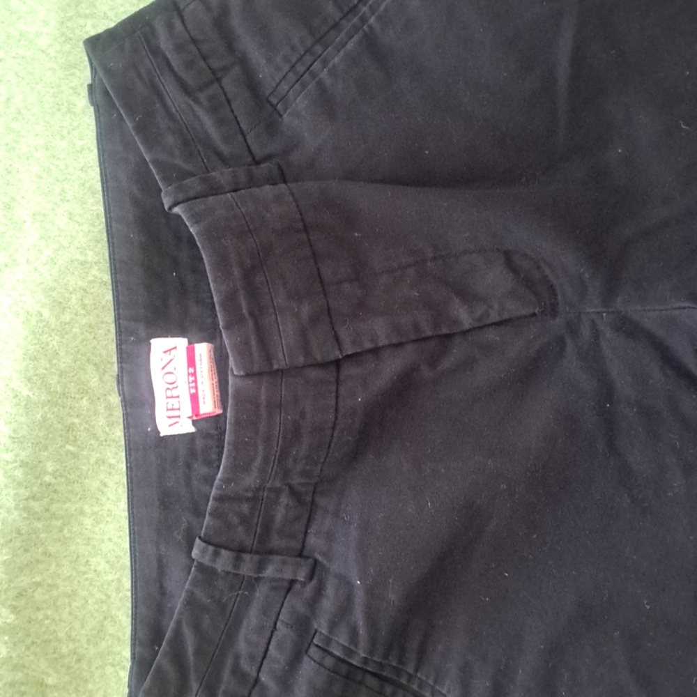MERONA black cotton jeans size 2 - Picture 4 of 4